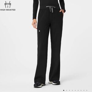 Figs High Waisted Isabel Wide Leg Scrub Pants - Limited Edition